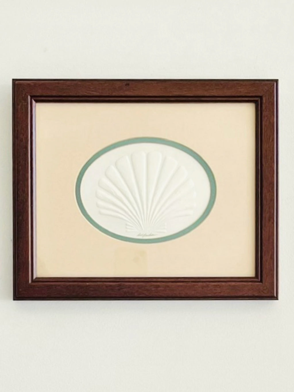 Embossed shell art