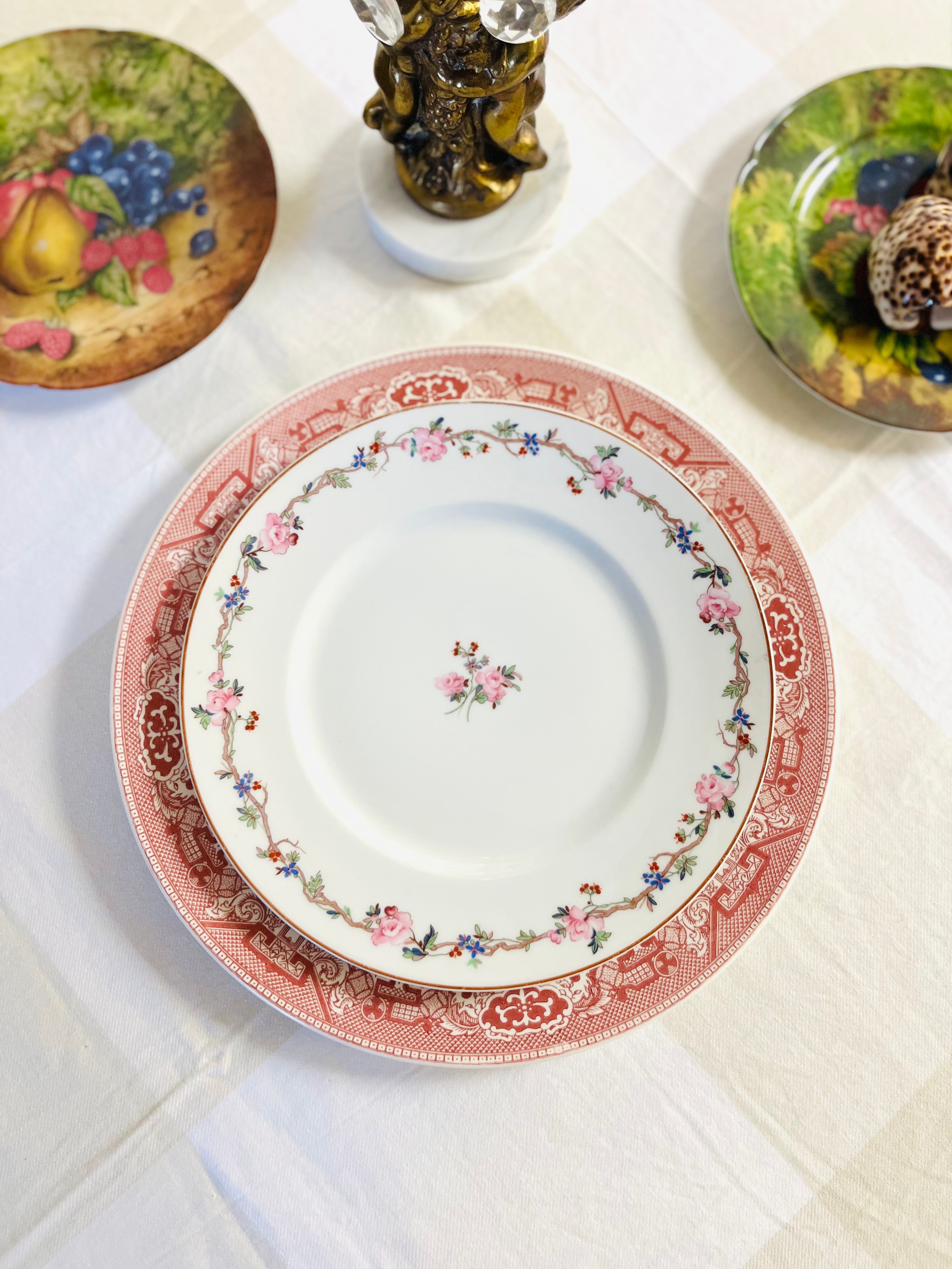 Limoges floral plates