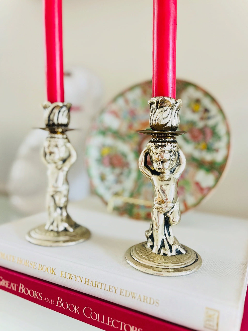 Cherub candlesticks